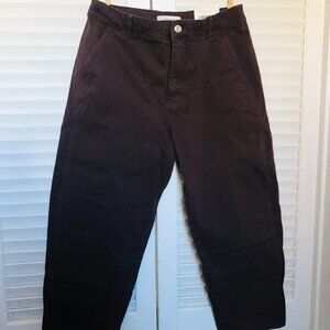 Everlane NWT Coco Brown Barrel Pants